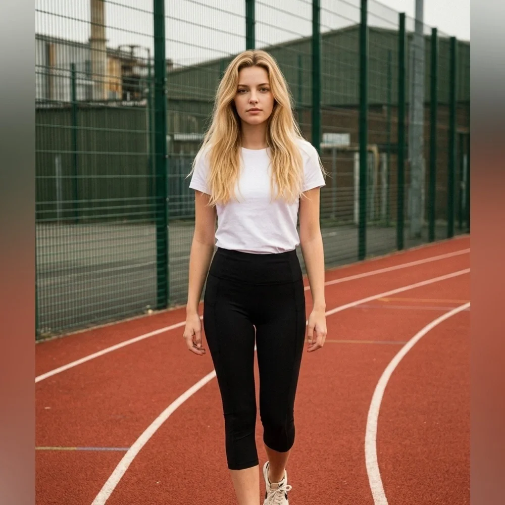 Lululemon Cropped Black Leggings